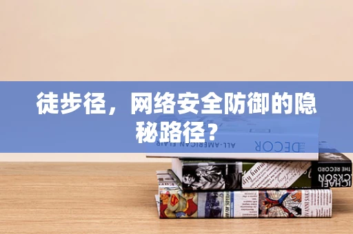 徒步径，网络安全防御的隐秘路径？