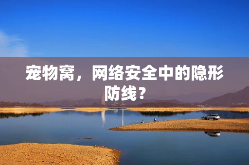宠物窝，网络安全中的隐形防线？