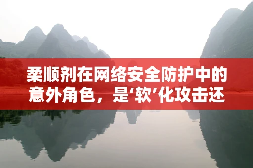 柔顺剂在网络安全防护中的意外角色，是‘软’化攻击还是‘硬’化防御？
