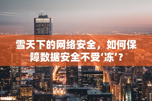 雪天下的网络安全，如何保障数据安全不受‘冻’？