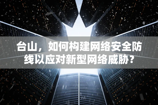 台山，如何构建网络安全防线以应对新型网络威胁？