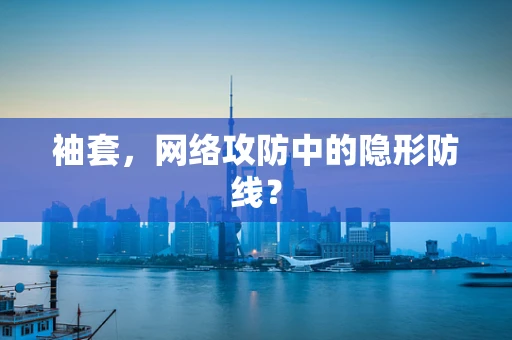 袖套，网络攻防中的隐形防线？