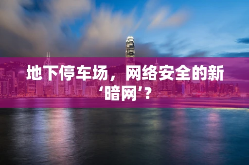 地下停车场，网络安全的新‘暗网’？