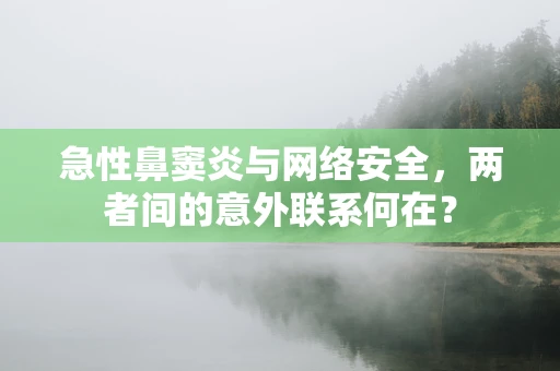 急性鼻窦炎与网络安全，两者间的意外联系何在？