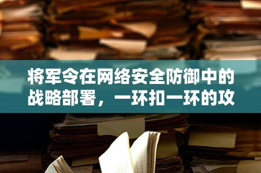 将军令在网络安全防御中的战略部署，一环扣一环的攻防智慧