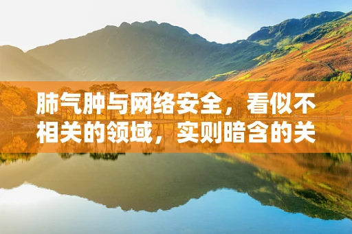 肺气肿与网络安全，看似不相关的领域，实则暗含的关联
