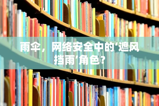 雨伞，网络安全中的‘遮风挡雨’角色？
