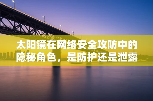 太阳镜在网络安全攻防中的隐秘角色，是防护还是泄露？