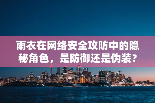 雨衣在网络安全攻防中的隐秘角色，是防御还是伪装？