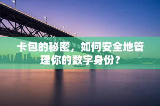 卡包的秘密，如何安全地管理你的数字身份？