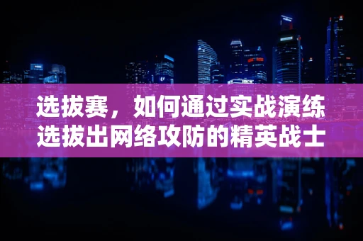 选拔赛，如何通过实战演练选拔出网络攻防的精英战士？
