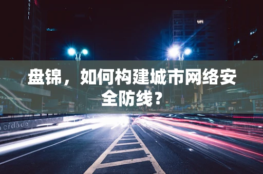 盘锦，如何构建城市网络安全防线？