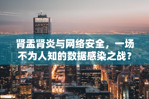 肾盂肾炎与网络安全，一场不为人知的数据感染之战？