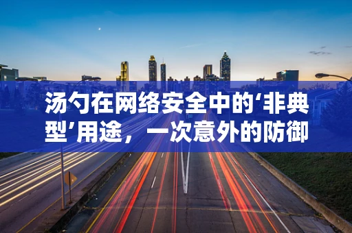 汤勺在网络安全中的‘非典型’用途，一次意外的防御策略启发？