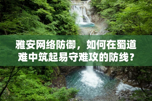 雅安网络防御，如何在蜀道难中筑起易守难攻的防线？