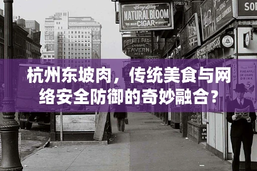 杭州东坡肉，传统美食与网络安全防御的奇妙融合？