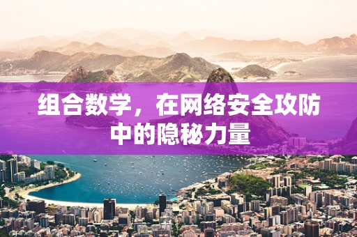 组合数学，在网络安全攻防中的隐秘力量