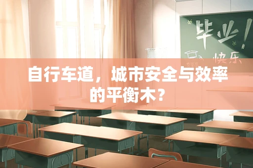 自行车道，城市安全与效率的平衡木？