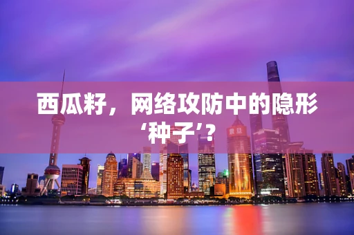 西瓜籽，网络攻防中的隐形‘种子’？