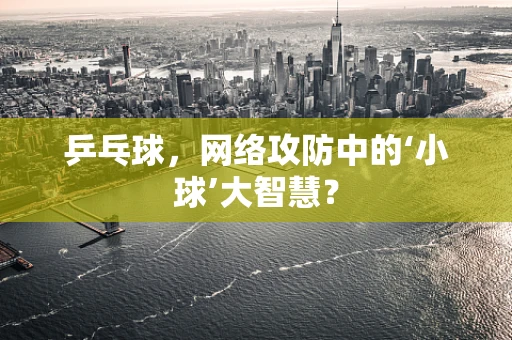 乒乓球，网络攻防中的‘小球’大智慧？