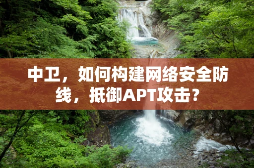 中卫，如何构建网络安全防线，抵御APT攻击？