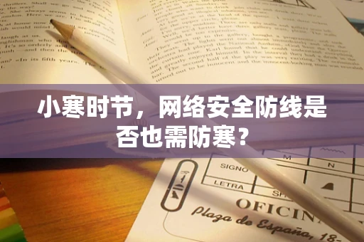 小寒时节，网络安全防线是否也需防寒？