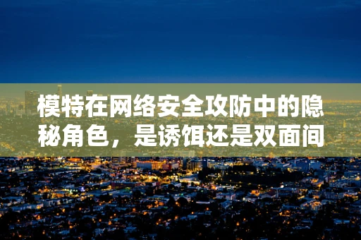 模特在网络安全攻防中的隐秘角色，是诱饵还是双面间谍？