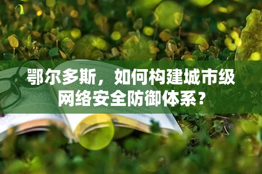 鄂尔多斯，如何构建城市级网络安全防御体系？