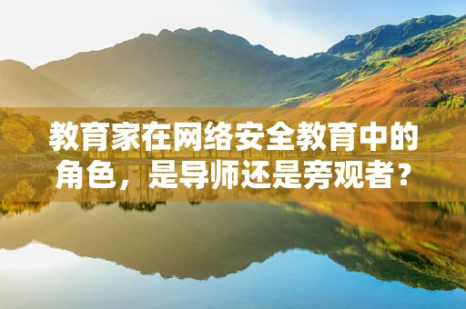 教育家在网络安全教育中的角色，是导师还是旁观者？