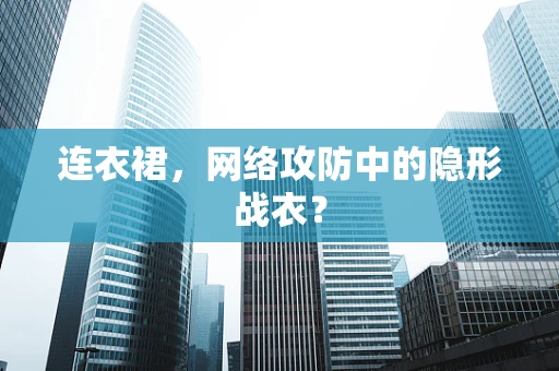 连衣裙，网络攻防中的隐形战衣？
