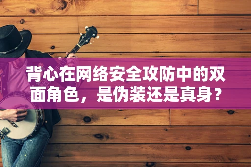 背心在网络安全攻防中的双面角色，是伪装还是真身？
