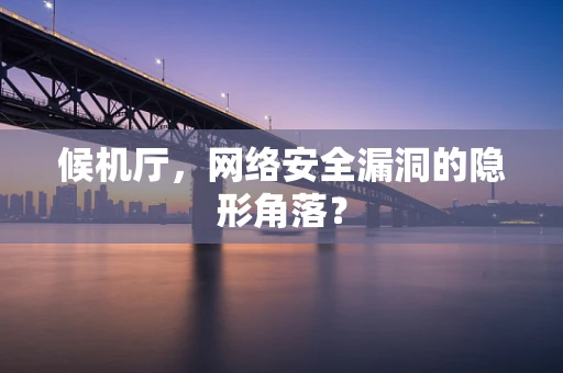 候机厅，网络安全漏洞的隐形角落？