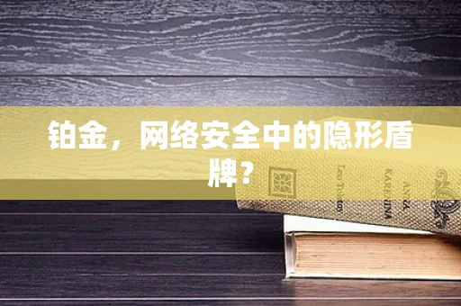 铂金，网络安全中的隐形盾牌？