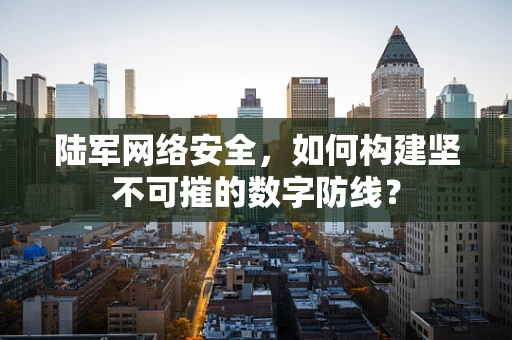 陆军网络安全，如何构建坚不可摧的数字防线？