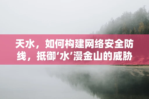 天水，如何构建网络安全防线，抵御‘水’漫金山的威胁？