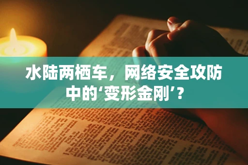 水陆两栖车，网络安全攻防中的‘变形金刚’？