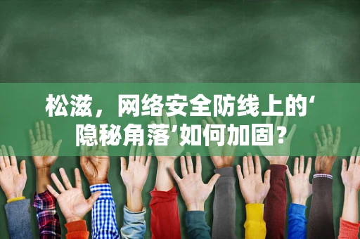 松滋，网络安全防线上的‘隐秘角落’如何加固？