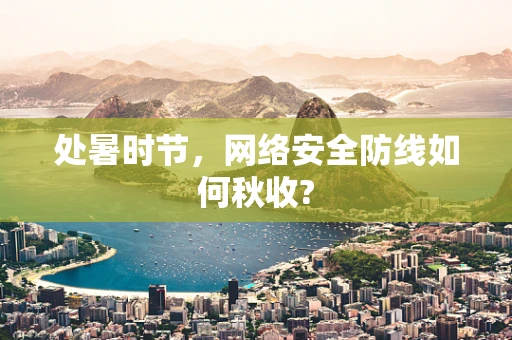 处暑时节，网络安全防线如何秋收?