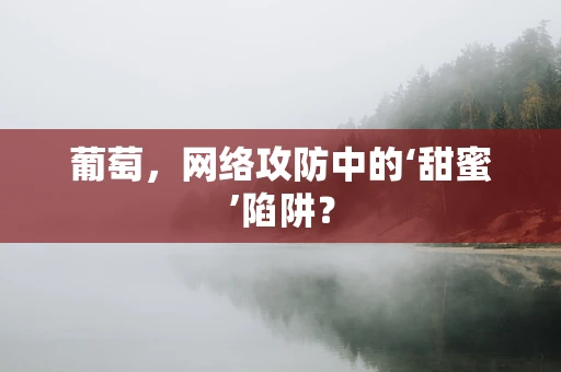 葡萄，网络攻防中的‘甜蜜’陷阱？
