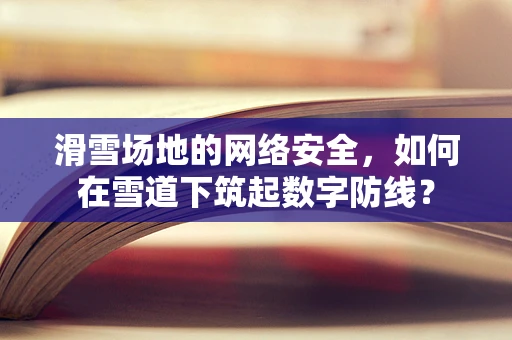 滑雪场地的网络安全，如何在雪道下筑起数字防线？