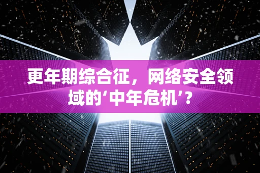 更年期综合征，网络安全领域的‘中年危机’？