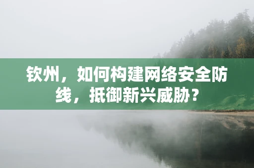钦州，如何构建网络安全防线，抵御新兴威胁？