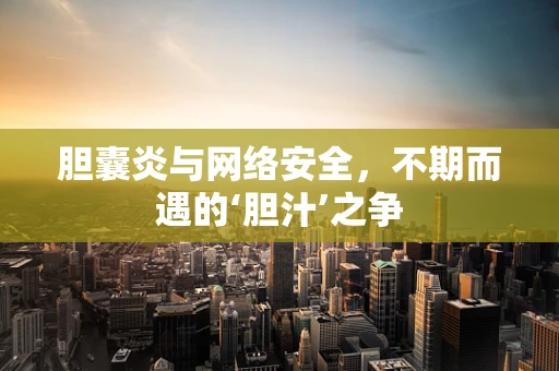 胆囊炎与网络安全，不期而遇的‘胆汁’之争
