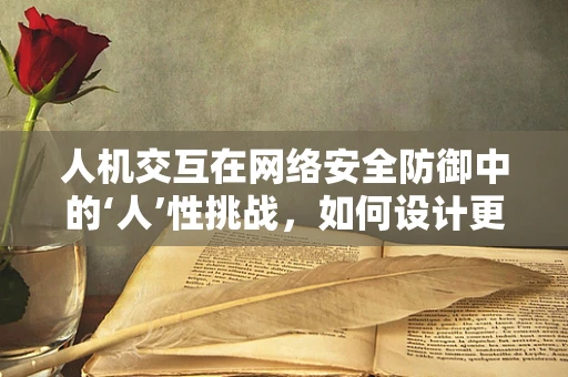 人机交互在网络安全防御中的‘人’性挑战，如何设计更智能的防御界面？