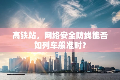 高铁站，网络安全防线能否如列车般准时？