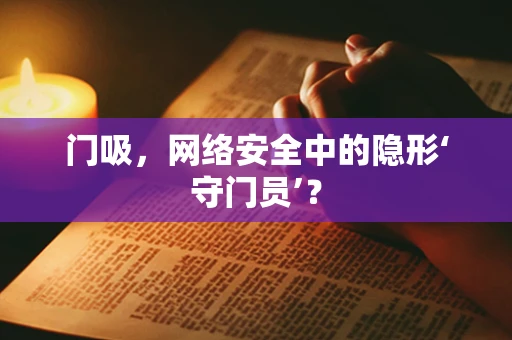 门吸，网络安全中的隐形‘守门员’？