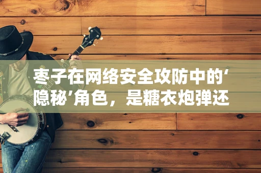 枣子在网络安全攻防中的‘隐秘’角色，是糖衣炮弹还是防御盾牌？