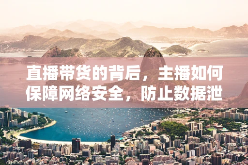 直播带货的背后，主播如何保障网络安全，防止数据泄露？