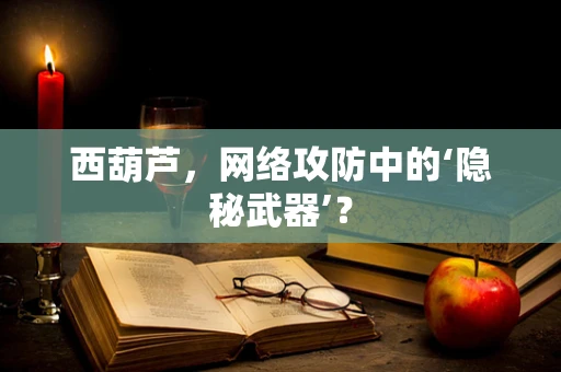 西葫芦，网络攻防中的‘隐秘武器’？