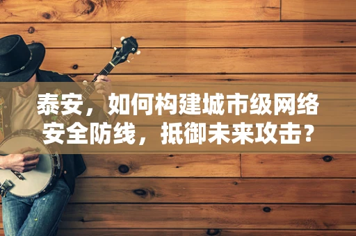 泰安，如何构建城市级网络安全防线，抵御未来攻击？